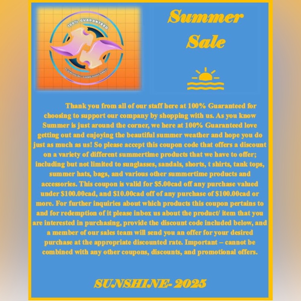 Summer Sale discount